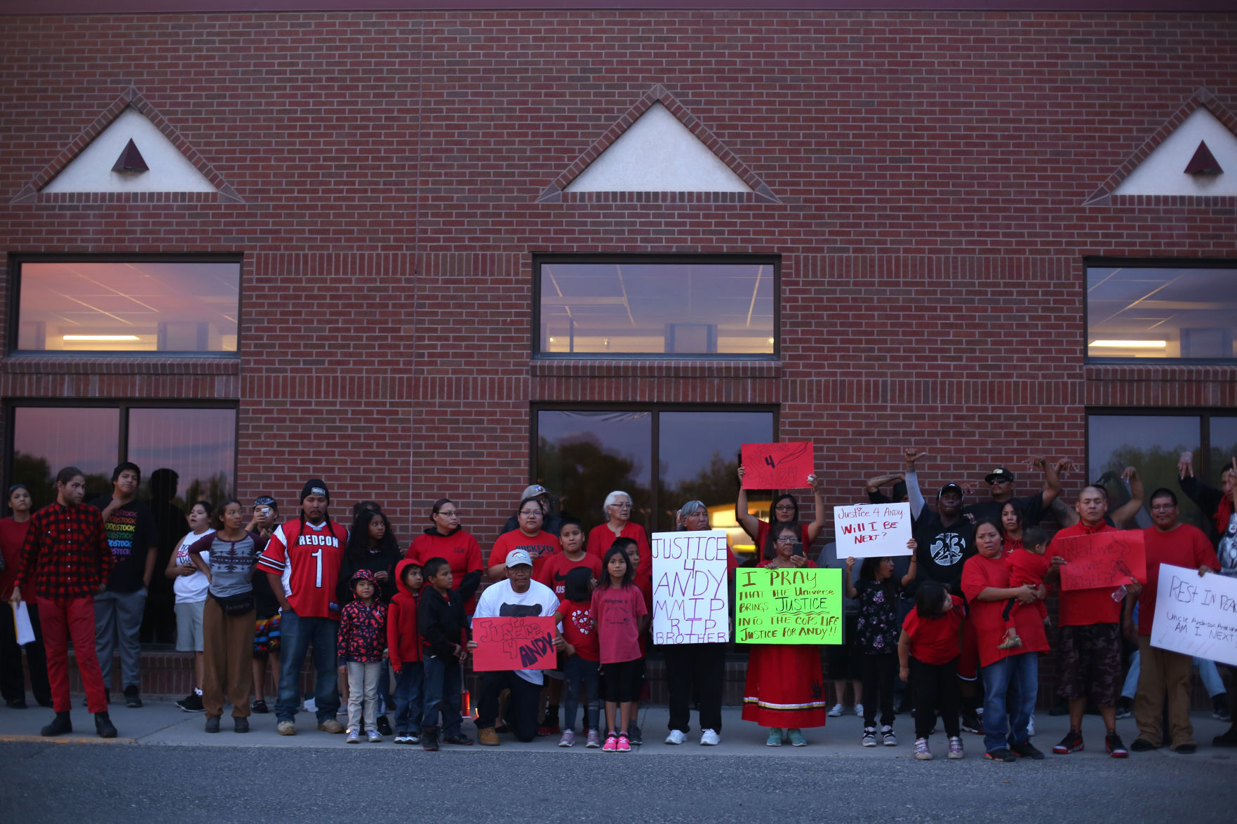Vigil for man killed in police shooting